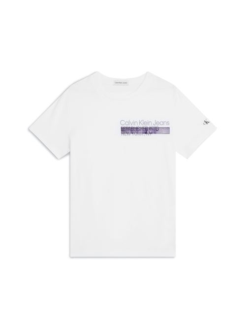 HERO MINI LOGO T-SHIRT CALVIN KLEIN JEANS | IB0IB01697/YAF